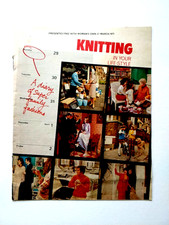 Knitting In your Lifestyle Knitting Pattern Booklet Woman's Own 1971 Vintage 