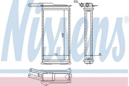 Nissens heater for - for, ford