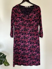 Size 16 Adini 100% cotton 3/4 sleeve casual dress Pink And Purple