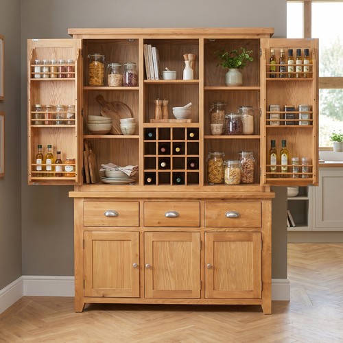 Cheshire pantry cupboard oak - cupboard,