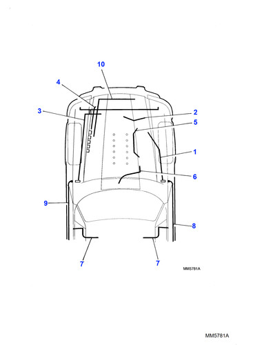 Jaguar genuine seat harness - jaguar,