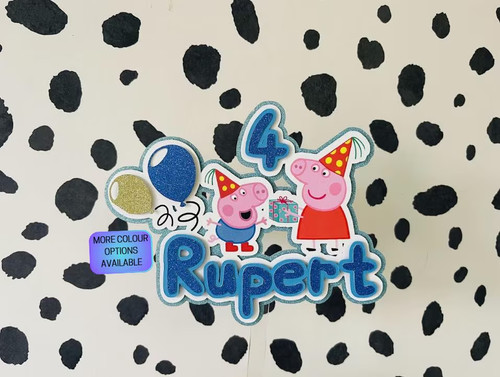 Peppa pig and george cake - pig,