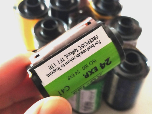 Used 35mm film - used, canisters