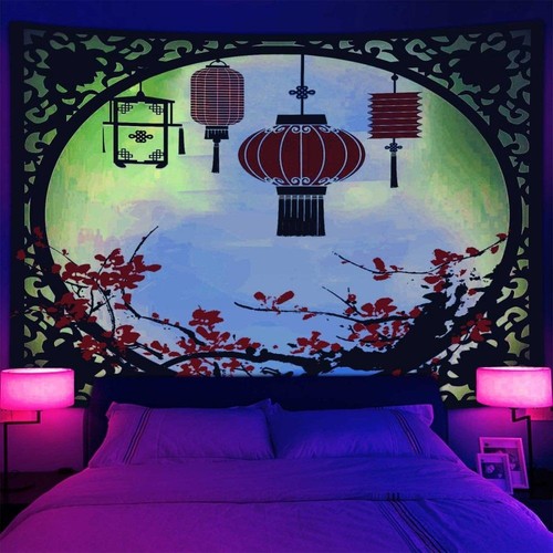 Blacklight wall art chinese - wall,