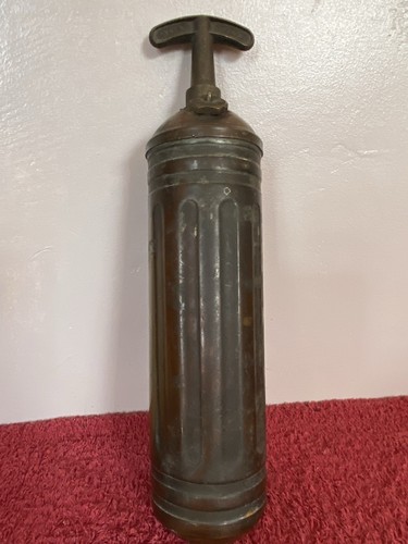 Vintage brass fire - brass,