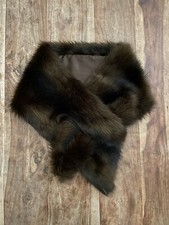 Ladies Brown Scarf Ruby And Ed Fur Style