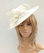 Ivory with pale gold  feathers