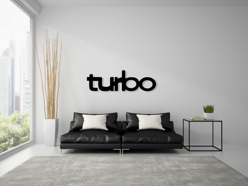 Saab turbo badge - turbo, steel