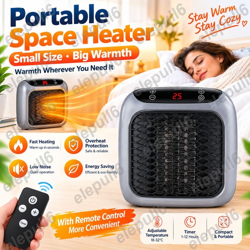 Mini heater fan wall - wall, plug