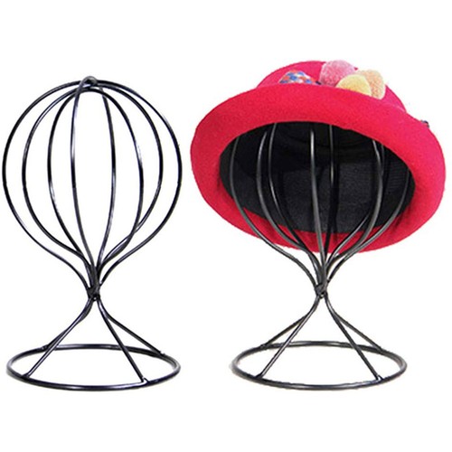 Metal hat stand wig - stand,