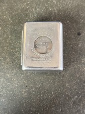 De La Rue Antique  Travelling Inkwell Casket with Glass Liner