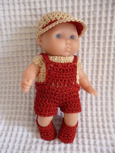 Hand crochet set for - , 5"