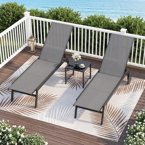Outside sun lounger patio - sun,