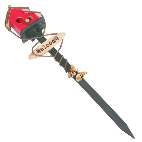 Bird house stake - house, outdoor
