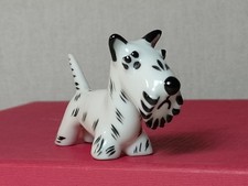 Vintage Metzler & Orloff Germany, Walter Bosse Porcelain Schnauzer Dog Figurine