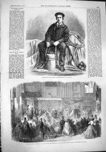 Original old antique print - original,