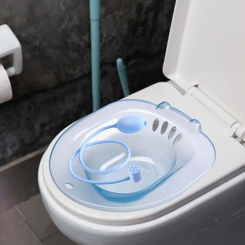 Toilet seat sink woman sits - sink,