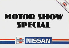Nissan Range Motorshow 1984 UK Brochure Micra Cherry Sunny Bluebird Laurel 300C