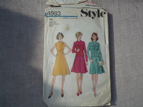 Vintage dress sewing paper - ,