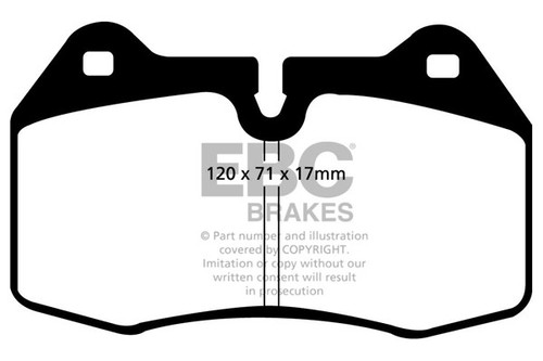 Ebc bluestuff front brake pads - bluestuff,
