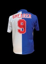 ALAN SHEARER SIGNED BLACKBURN