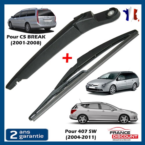Rear wiper blade arm - blade, for