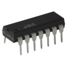 JRC NJM2059D DIP QUAD OPERATIONAL AMPLIFIER #F16