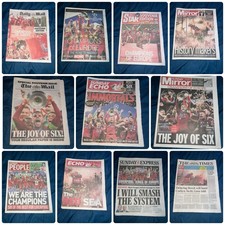 11 Liverpool FC Champions League Winners 2019 Newspapers / Pullouts - UK 
