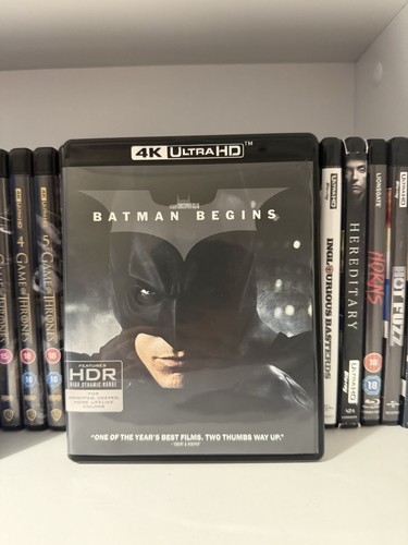 Batman begins uhd blu ray - 4k, blu-ray