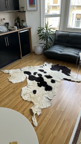 Genuine cowhide rug approx - genuine,