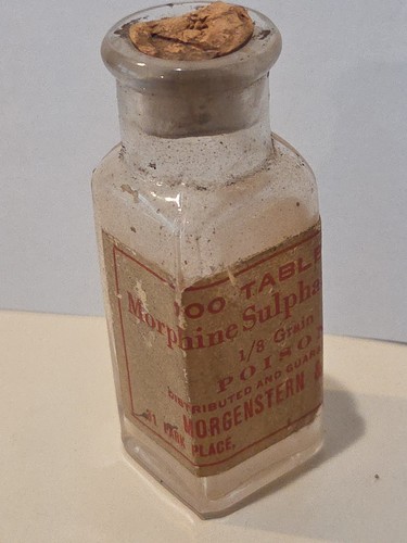 Vintage morphine glass - vintage,