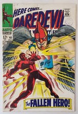 daredevil #40, marvel comics 1968, stan lee & gene colan, silver age,lower grade