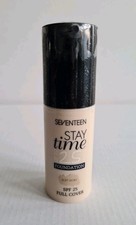 Boots Seventeen 17 SOFT IVORY Stay Time Foundation 30ml Sealed Rare FREE P&P x1