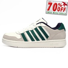 K-Swiss Court Palisades Mens Leather Retro Classic Casual Sneakers Trainers
