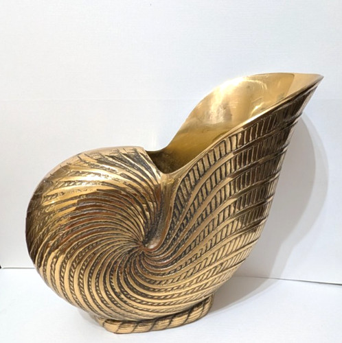 Vtg korean brass nautilus - vtg,