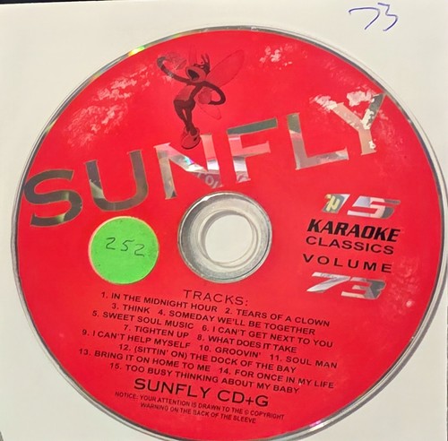 Sunfly karaoke cdg - 73,