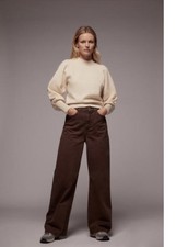 Zara Beige Puff Balloon Sleeve