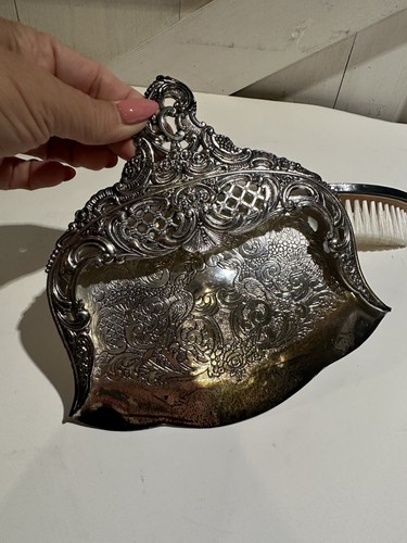 Vintage silverplate crumb - vintage,