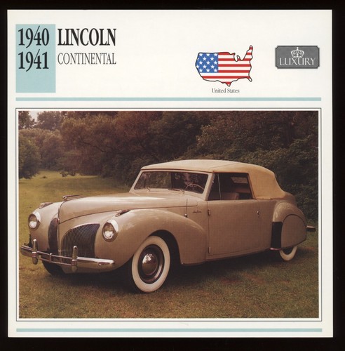 1940 1941 lincoln continental - lincoln,