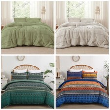 Striped Boho Duvet Quilt Cover