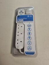 Masterplug 4 socket 13A Surge