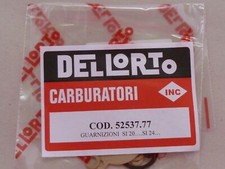 Genuine Dellorto Vespa Carb Gasket Set - Si 20 24 26 Inc Rally PX LML 125 - 200