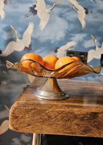 Mid century amber coloured - century,