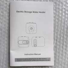10L Electric Hot Water Storage Tank Water Heater Boiler Kitchen Home Under Sink