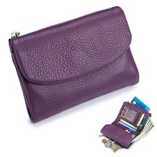 Unisex Pebble Leather Wallet