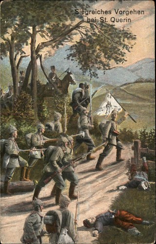 Wwi battle german troops - battle,