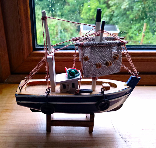 Merchant navy wooden model - merchant,