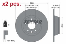 X2 PCS REAR BRAKE DISC ROTOS