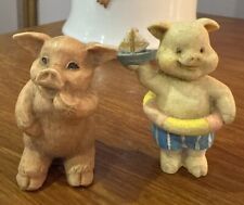 2 Little Pig Figurines