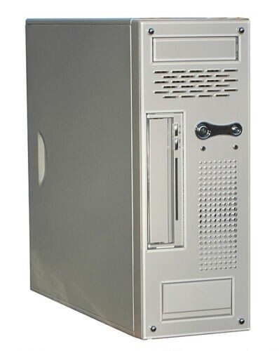 Beige micro atx chassis - beige, case